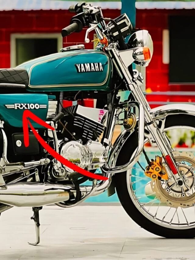 Yamaha RX 100 new look